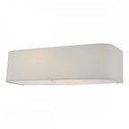 Ronda Modern 2 Light Wall Light With Ivory Shade RON092