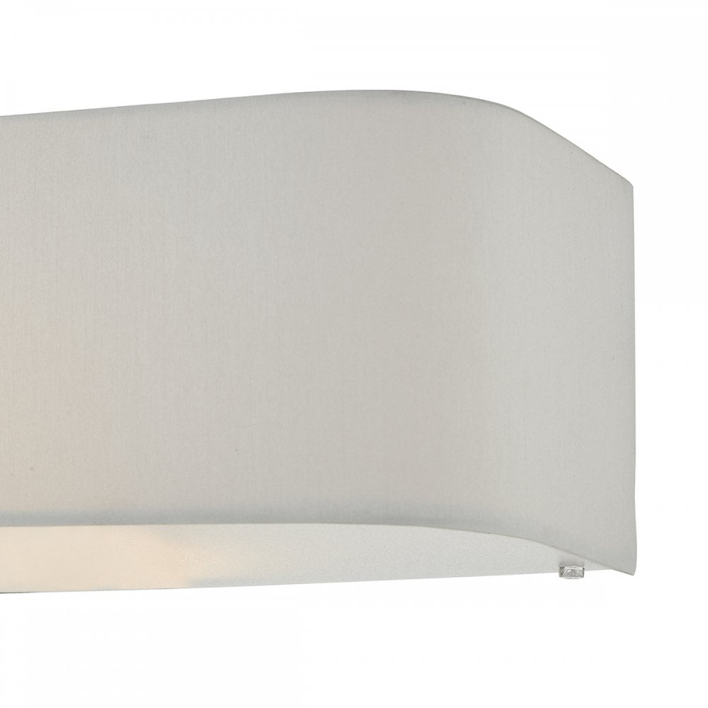 Ronda Modern 2 Light Wall Light With Ivory Shade RON092