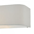 Ronda Modern 2 Light Wall Light With Ivory Shade RON092