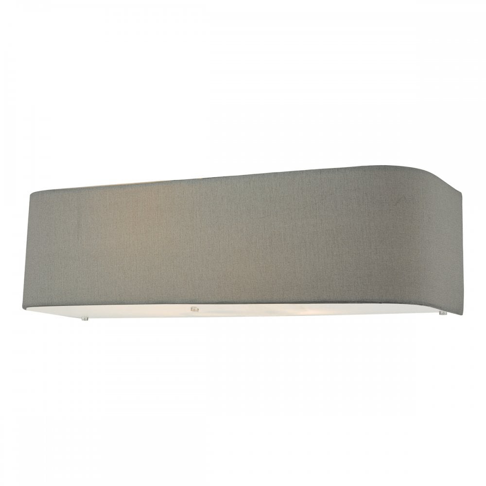 Ronda Modern 2 Light Wall Light With Grey Shade RON0939