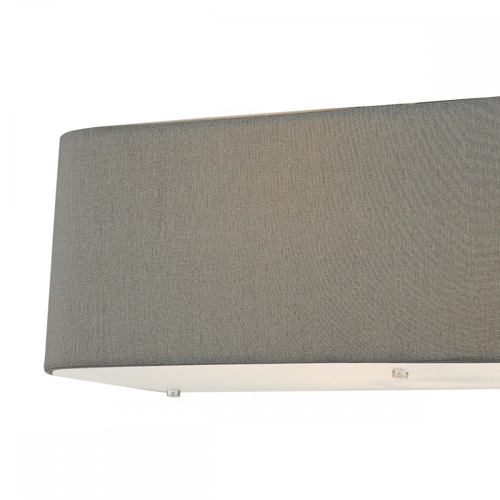 Ronda Modern 2 Light Wall Light With Grey Shade RON0939