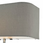 Ronda Modern 3 Light Wall Light With Grey Shade And Reading Light RON7139L