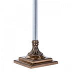 Imperial Stylish Floor Lamp Base Only In Bronze With Glass Component IMP4963
