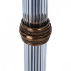 Imperial Stylish Floor Lamp Base Only In Bronze With Glass Component IMP4963