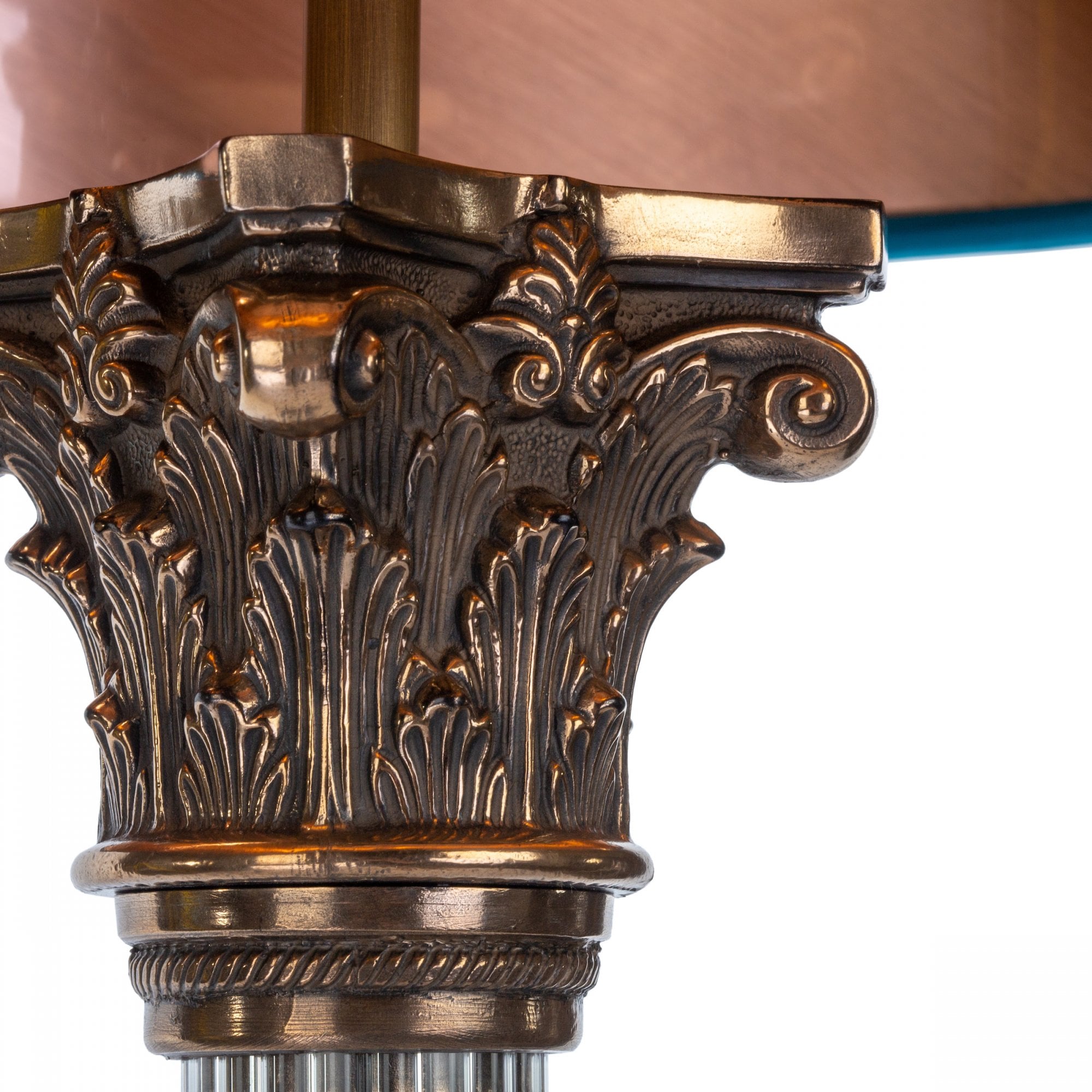 Imperial Stylish Floor Lamp Base Only In Bronze With Glass Component IMP4963