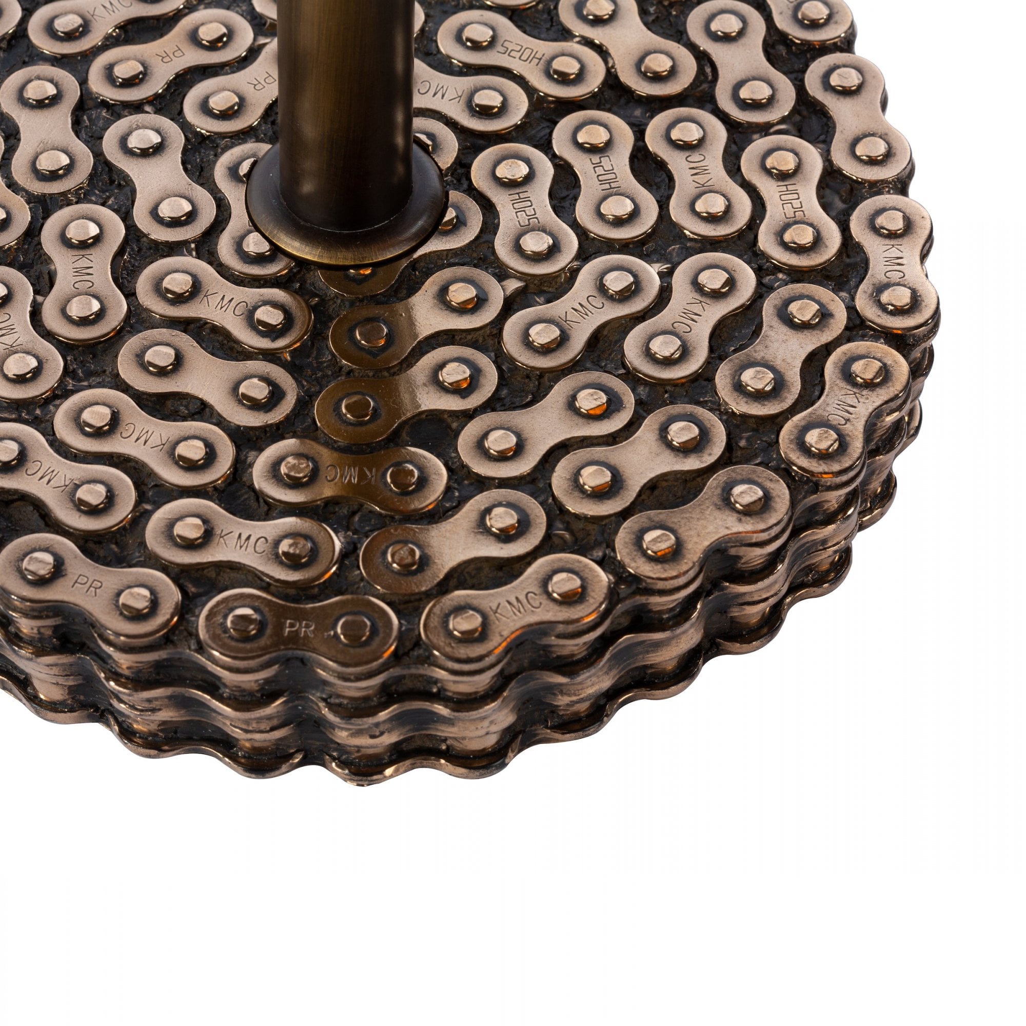 Loxley Industrial Single Table Lamp In Bronze Finish With Cage LOX4263