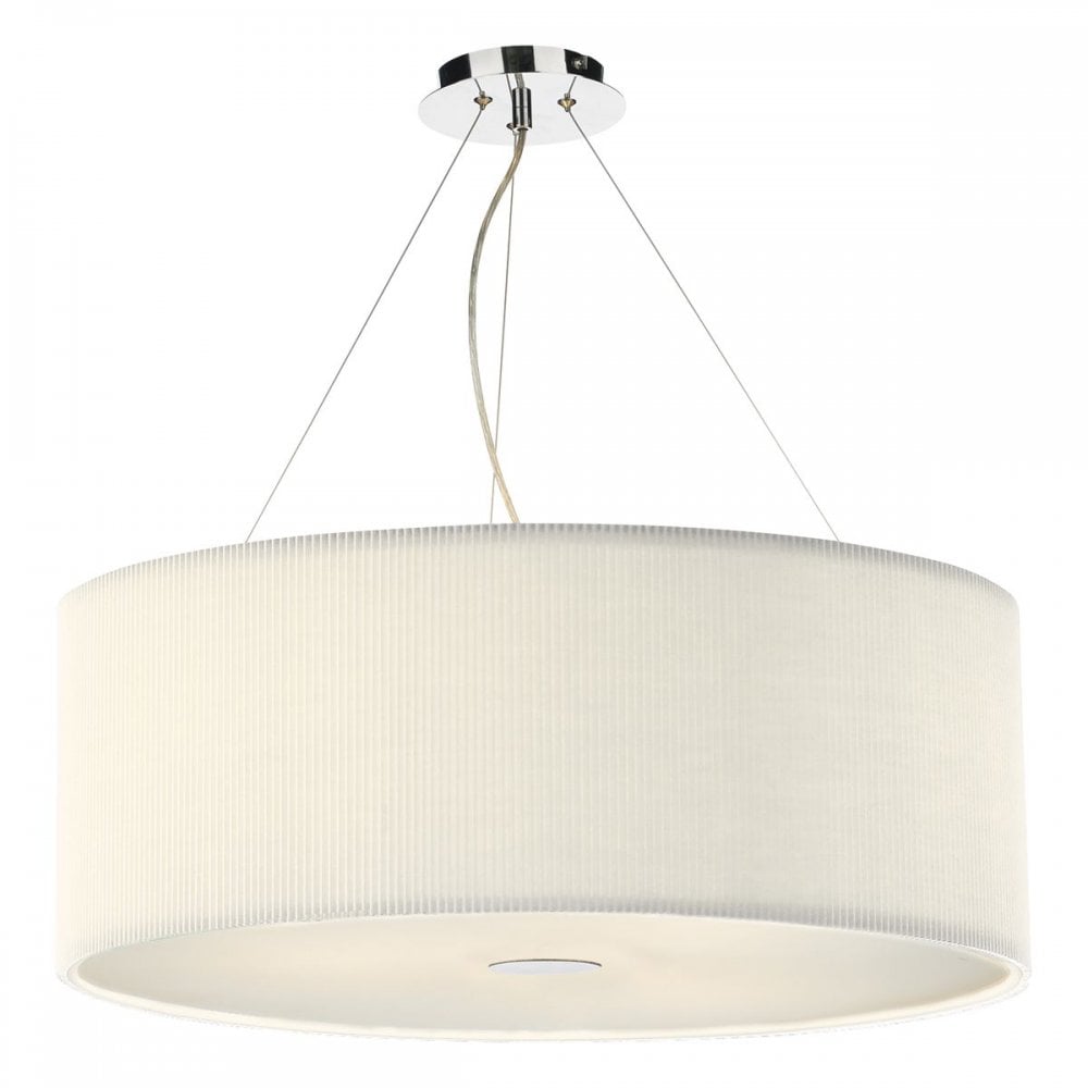 ZAR0633 Zaragoza 6 Light Cream Pendant Light