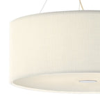 ZAR0633 Zaragoza 6 Light Cream Pendant Light