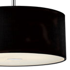 ZAR1722 Zaragoza Large Black Ceiling Pendant