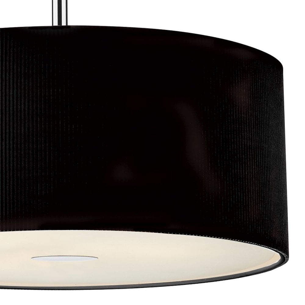 ZAR1722 Zaragoza Large Black Ceiling Pendant