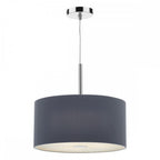ZAR1039 Zaragoza 40cm Grey 3 Light Modern Ceiling Pendant