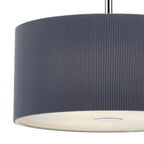 ZAR1039 Zaragoza 40cm Grey 3 Light Modern Ceiling Pendant
