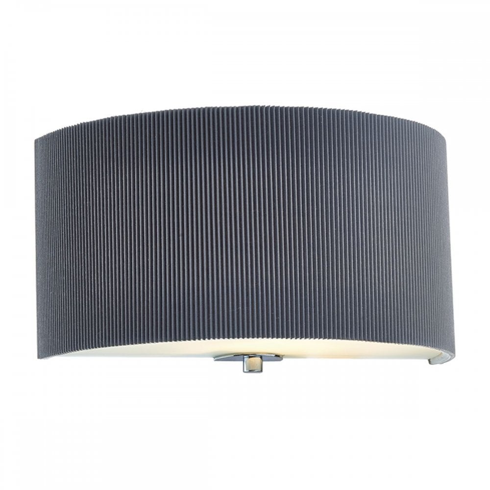 ZAR0139 Zaragoza Contemporary Wall Light in Grey