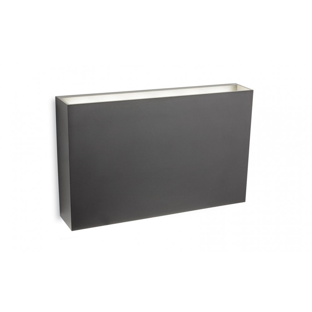 Midas LED Modern Outdoor Wall Light In Graphite Finish 2805GP