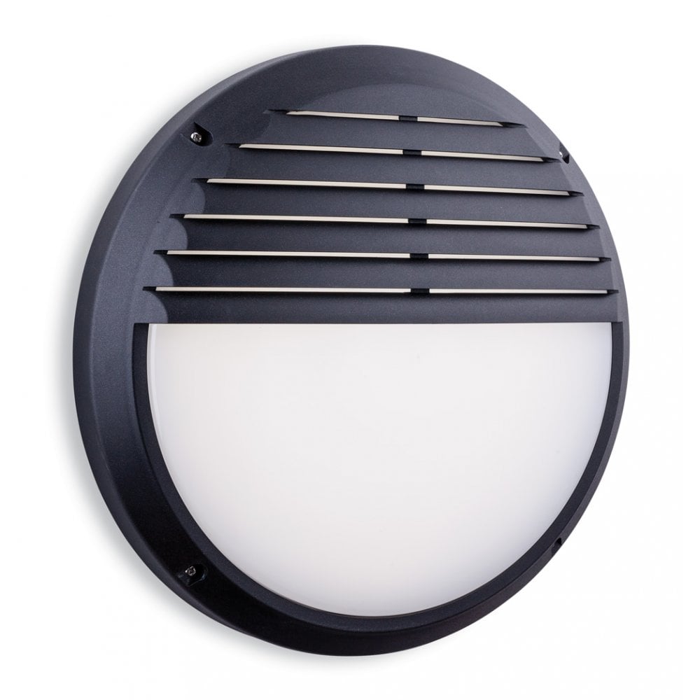 Luca LED Contemporary Outdoor Wall Light In Black Finish 2834BK
