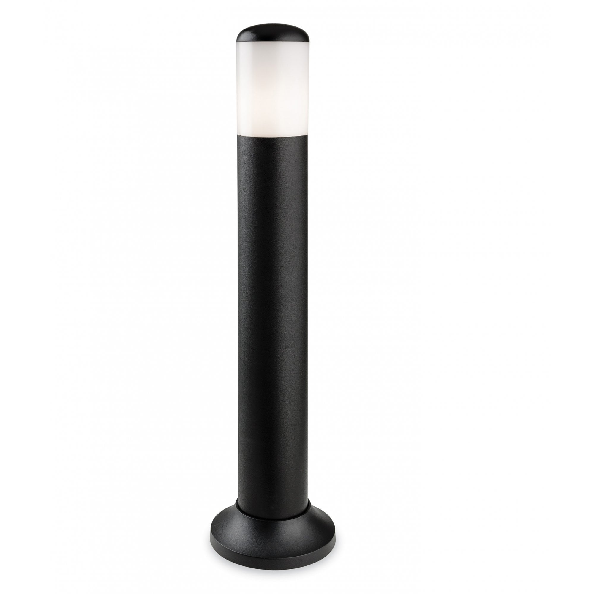Luna Contemporary Outdoor Post Light In Black Finish 2814BK