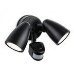 Security LED Contemporary Outdoor PIR Light In Black Finish 2836BK
