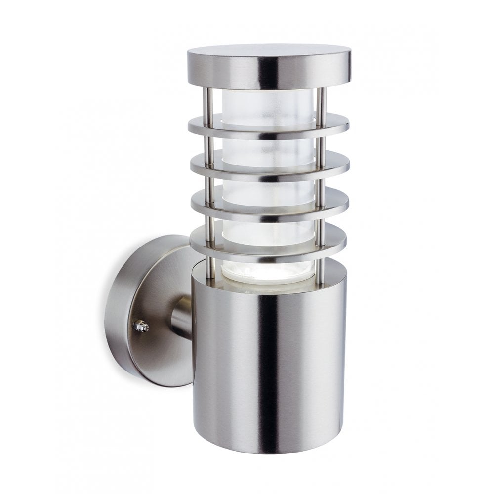 Tamar LED Contemporary Outdoor Wall Light In Stainless Steel Finish 2827ST
