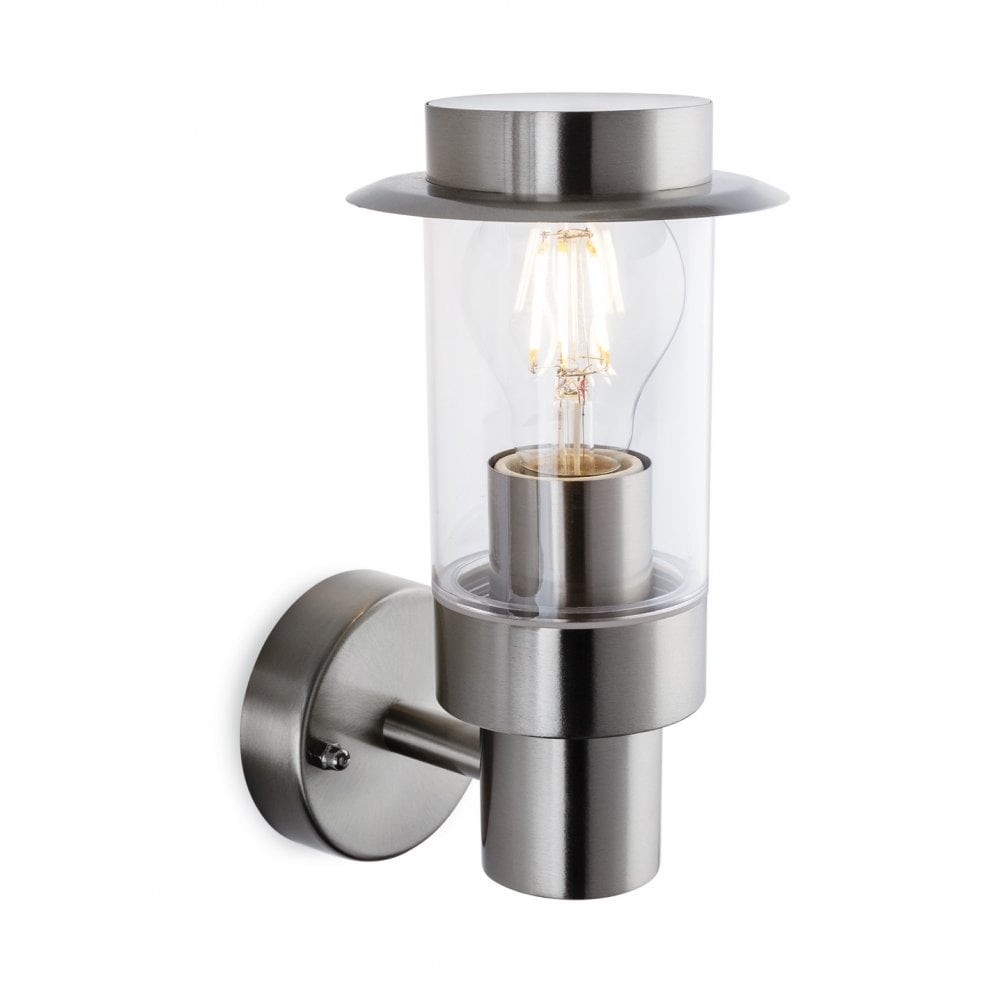 Darwin Contemporary Outdoor Wall Light In Stainless Steel Finish 2821ST