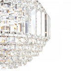 Vienna 5 Light Orb Ceiling Chandelier In Polished Chrome Finish And Crystal Glass LA3743651-Q