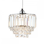 Vienna 1 Light Non-Electric Ceiling Shade In Polished Chrome Finish And Crystal Glass LA3727732-Q