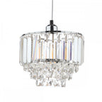 Vienna 1 Light Non-Electric Ceiling Shade In Polished Chrome Finish And Crystal Glass LA3727732-Q
