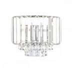 Vienna 1 Light Wall Light In Polished Chrome Finish And Crystal Glass LA3727746-Q