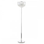 Vienna 3 Light Floor Lamp In Polished Chrome Finish And Crystal Glass LA3603227-Q