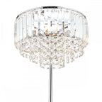 Vienna 3 Light Floor Lamp In Polished Chrome Finish And Crystal Glass LA3603227-Q