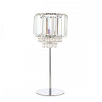 Vienna 1 Light Table Lamp In Polished Chrome Finish And Crystal Glass LA3569659-Q