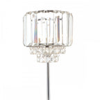 Vienna 1 Light Table Lamp In Polished Chrome Finish And Crystal Glass LA3569659-Q