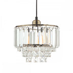 Vienna Non-Electric Ceiling Shade In Antique Brass Finish And Crystal Glass LA3727733-Q