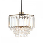 Vienna Non-Electric Ceiling Shade In Antique Brass Finish And Crystal Glass LA3727733-Q