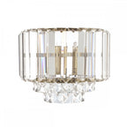 Vienna Wall Light In Antique Brass Finish And Crystal Glass LA3727747-Q