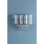 Vienna Wall Light In Antique Brass Finish And Crystal Glass LA3727747-Q