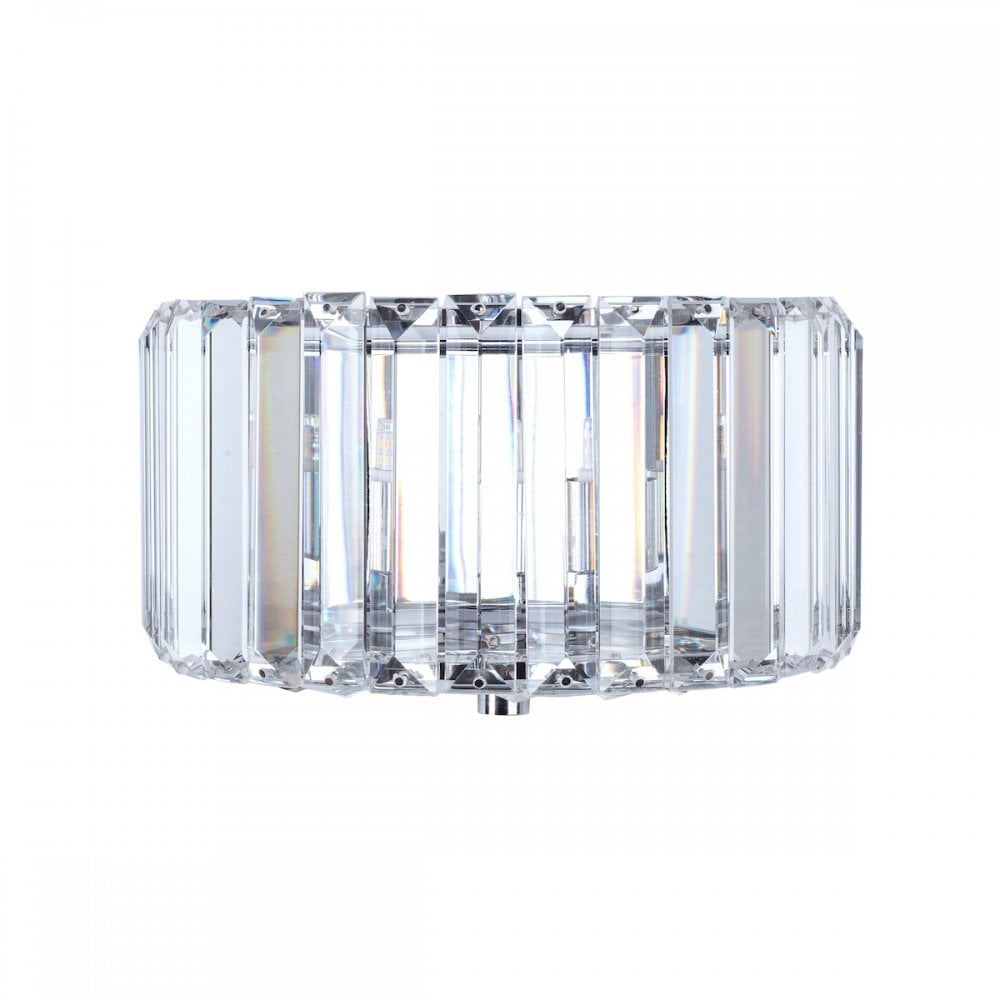 Fernhurst Wall Light In Polished Chrome Finish And Crystal Glass LA3727739-Q