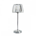 Capri Small Table Lamp In Polished Chrome Finish And Crystal Glass LA3437199-Q