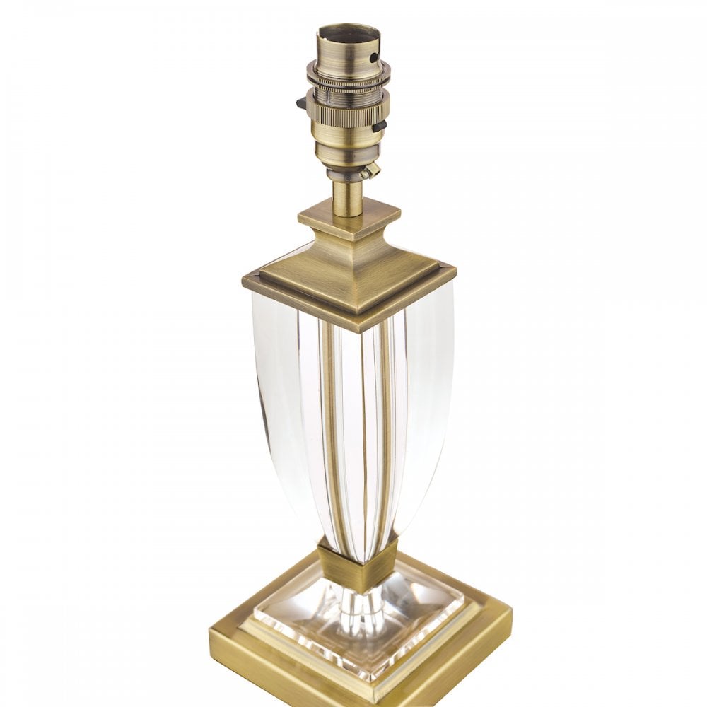 Carson Crystal Table Lamp Base In Antique Brass Finish 30 cm LA3688771-Q