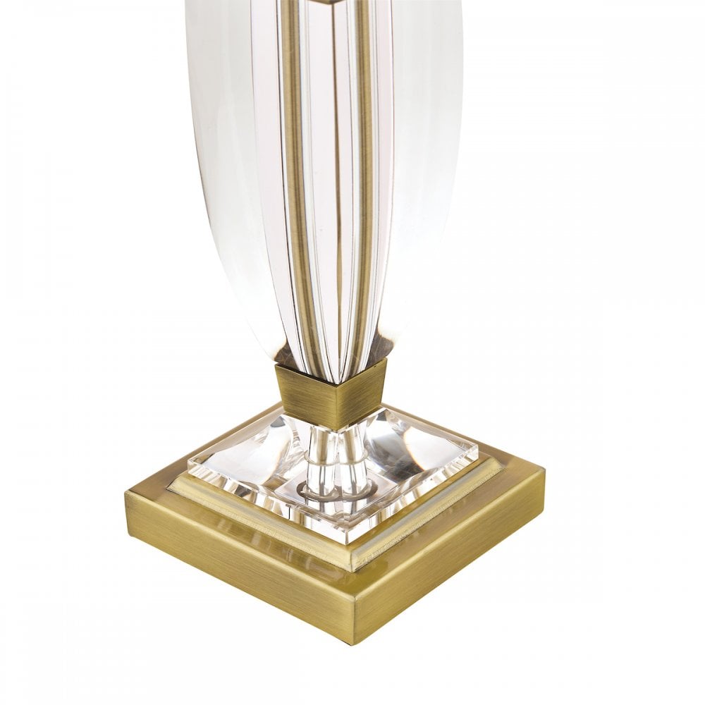 Carson Crystal Table Lamp Base In Antique Brass Finish 30 cm LA3688771-Q