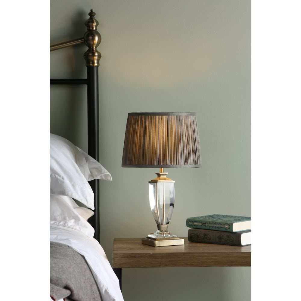 Carson Crystal Table Lamp Base In Antique Brass Finish 30 cm LA3688771-Q