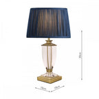 Carson Crystal Table Lamp Base In Antique Brass Finish 30 cm LA3688771-Q
