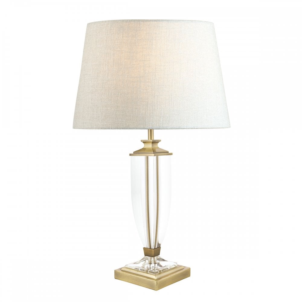 Carson Crystal Table Lamp Base In Antique Brass Finish 37 cm LA3553066-Q