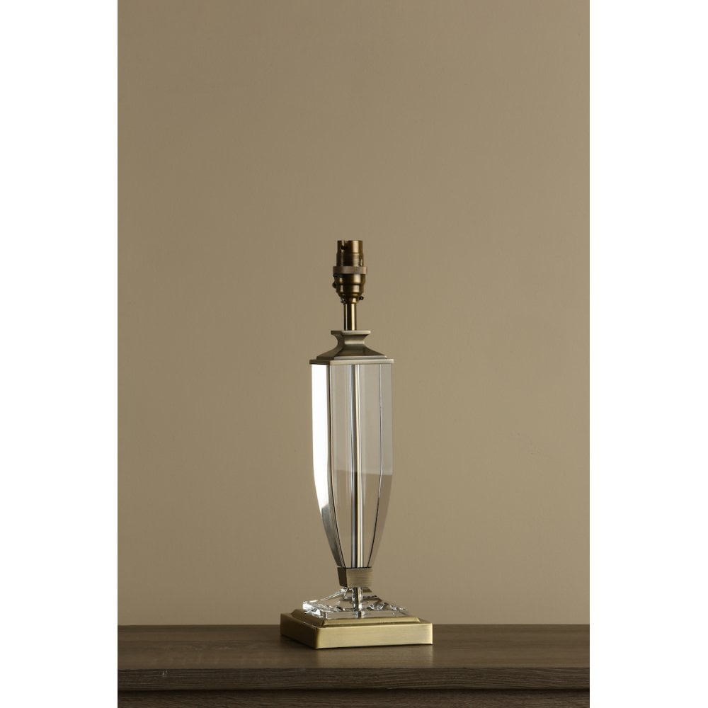 Carson Crystal Table Lamp Base In Antique Brass Finish 37 cm LA3553066-Q