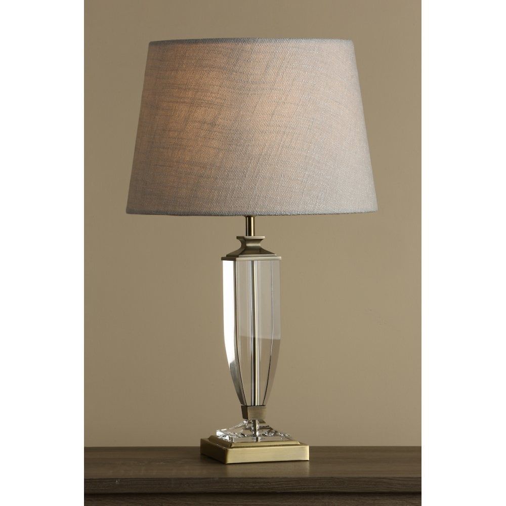 Carson Crystal Table Lamp Base In Antique Brass Finish 37 cm LA3553066-Q