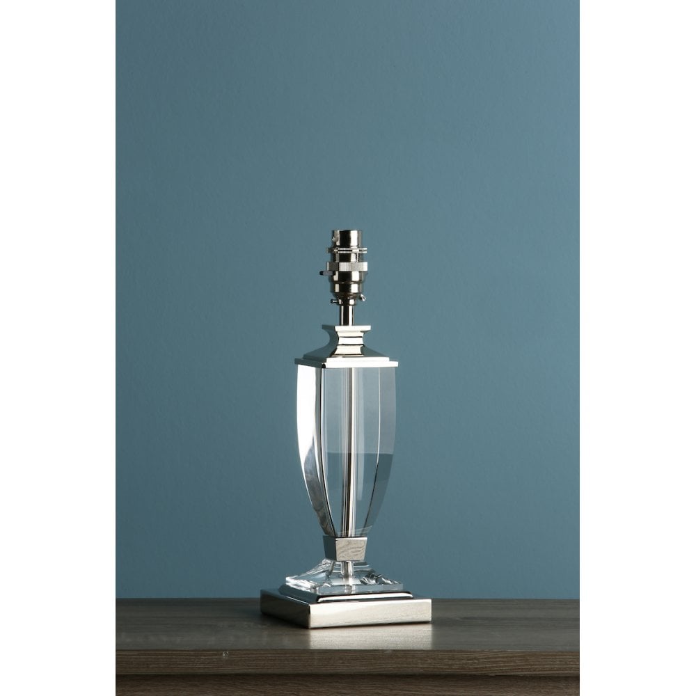 Carson Crystal Table Lamp Base In Polished Nickel Finish 30 cm LA3688772-Q