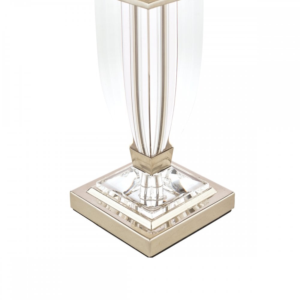 Carson Crystal Table Lamp Base In Polished Nickel Finish 30 cm LA3688772-Q