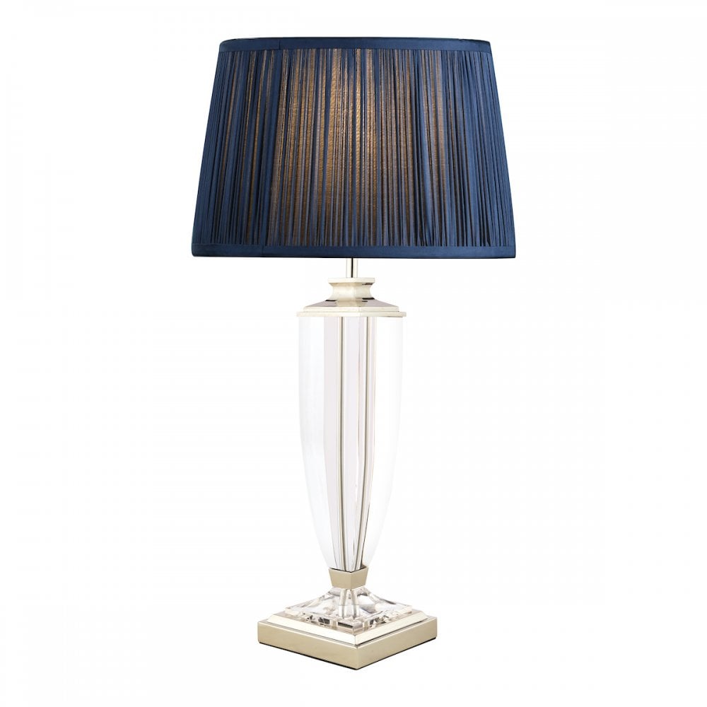 Carson Crystal Table Lamp Base In Polished Nickel Finish 47 cm LA3627557-Q