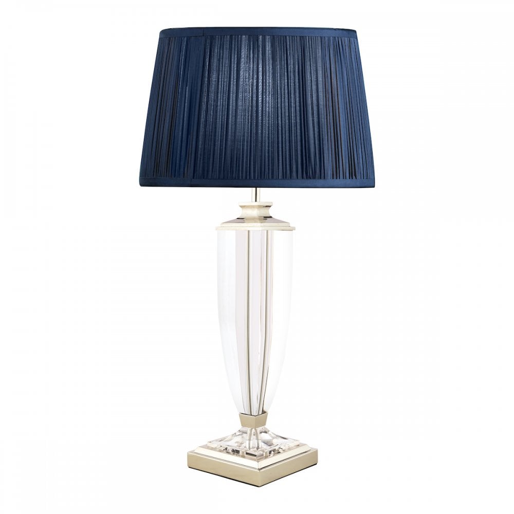 Carson Crystal Table Lamp Base In Polished Nickel Finish 47 cm LA3627557-Q