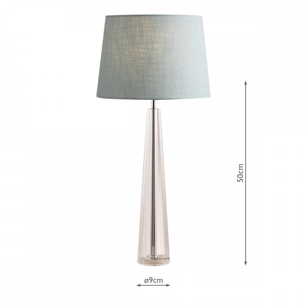 Blake Cut Glass Crystal Obelisk Table Lamp Base 50 cm LA3485109-Q