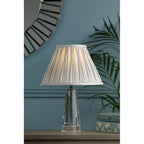 Blake Cut Glass Crystal Obelisk Table Lamp Base In Chrome 25 cm LA3534520-Q